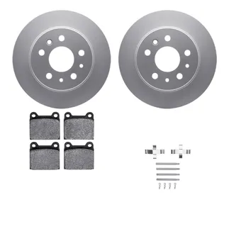 R1 Concepts WDWH1-63002 Brake Rotor- Carbon Coated W/ Ceramic Pads & Hdw